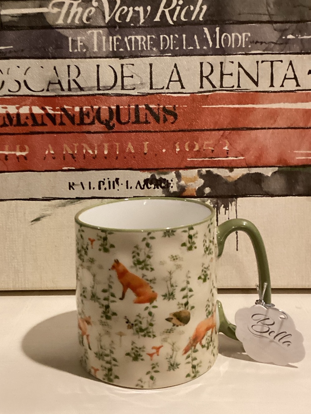 Autumn Fox and Hedgehog Coffee Mug